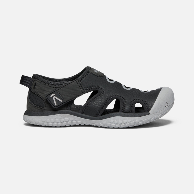 Keen Stingray Sandals - Kids' Black Deep Grey Sandals